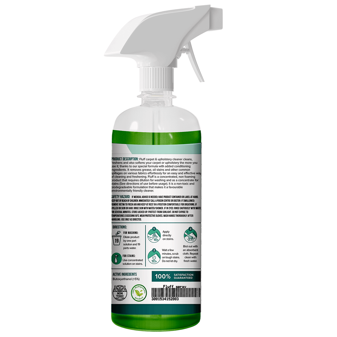 Fluff Carpet, Textile and Upholstery Cleaner