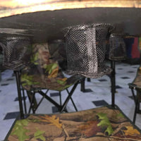 Outdoor Folding Table with 4 Chairs Set for Camping | Table Chair Set For Outdoor Adventure