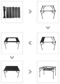 KingCamp Aluminum Alloy BBQ Camping Table KC1911