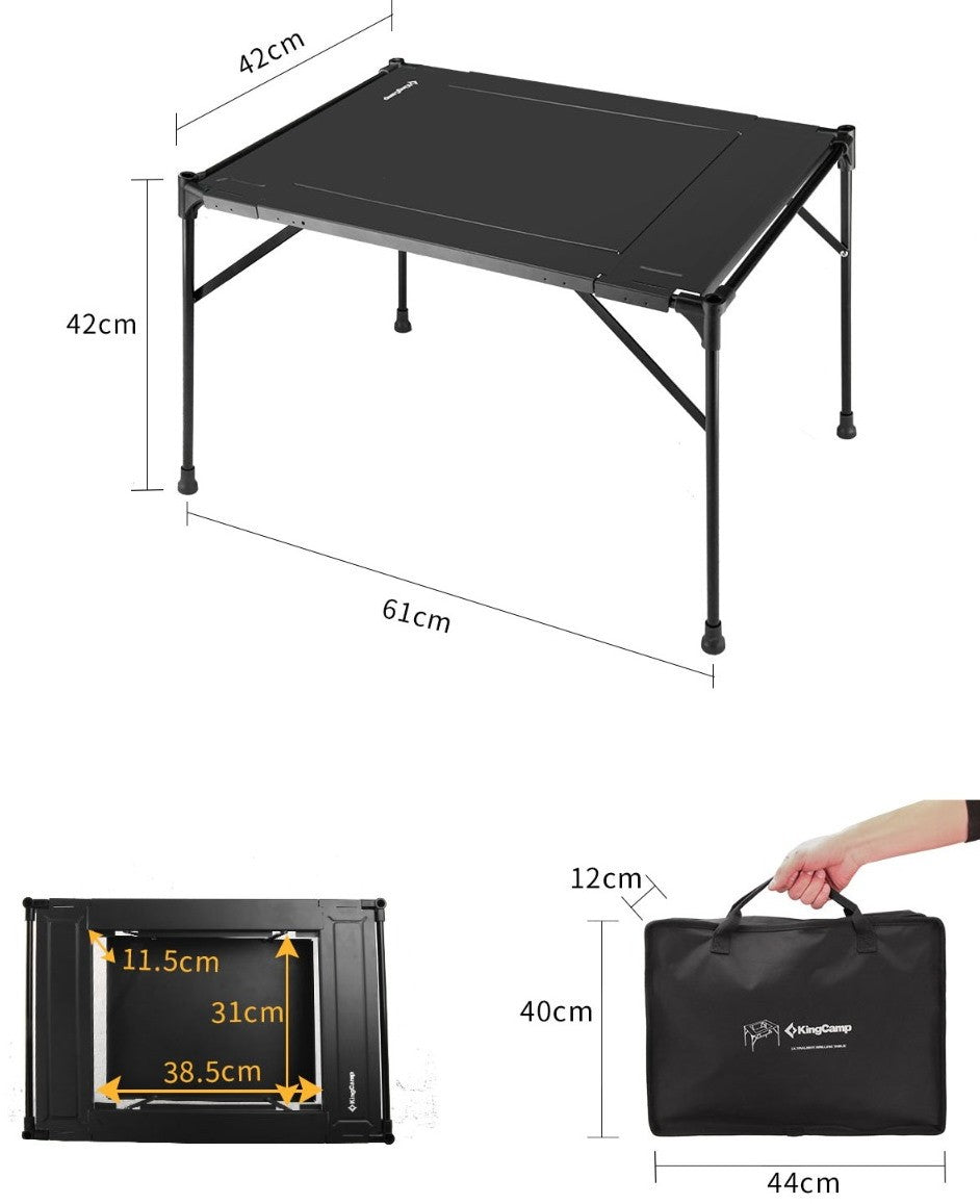 KingCamp Aluminum Alloy BBQ Camping Table KC1911
