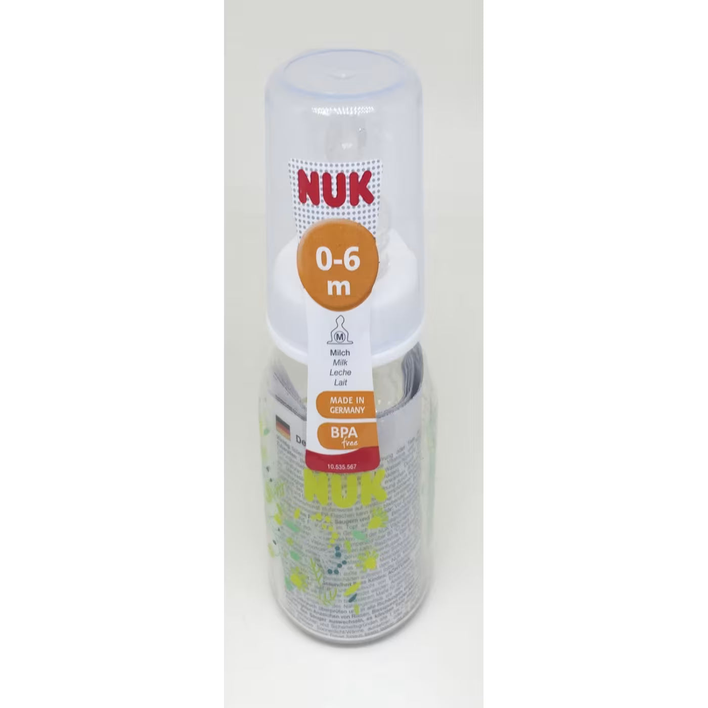 NUK Classic PP SILICONE Baby Bottle 110Ml 1 (0-6 Months)