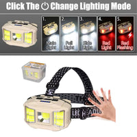 RUILANG RL-617S 5 Sensor Lens Headlight – Smart Light for Night Adventures