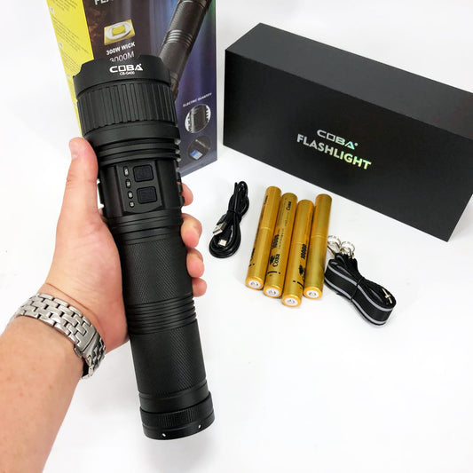 COBA Aluminum Alloy Strong Light Flashlight