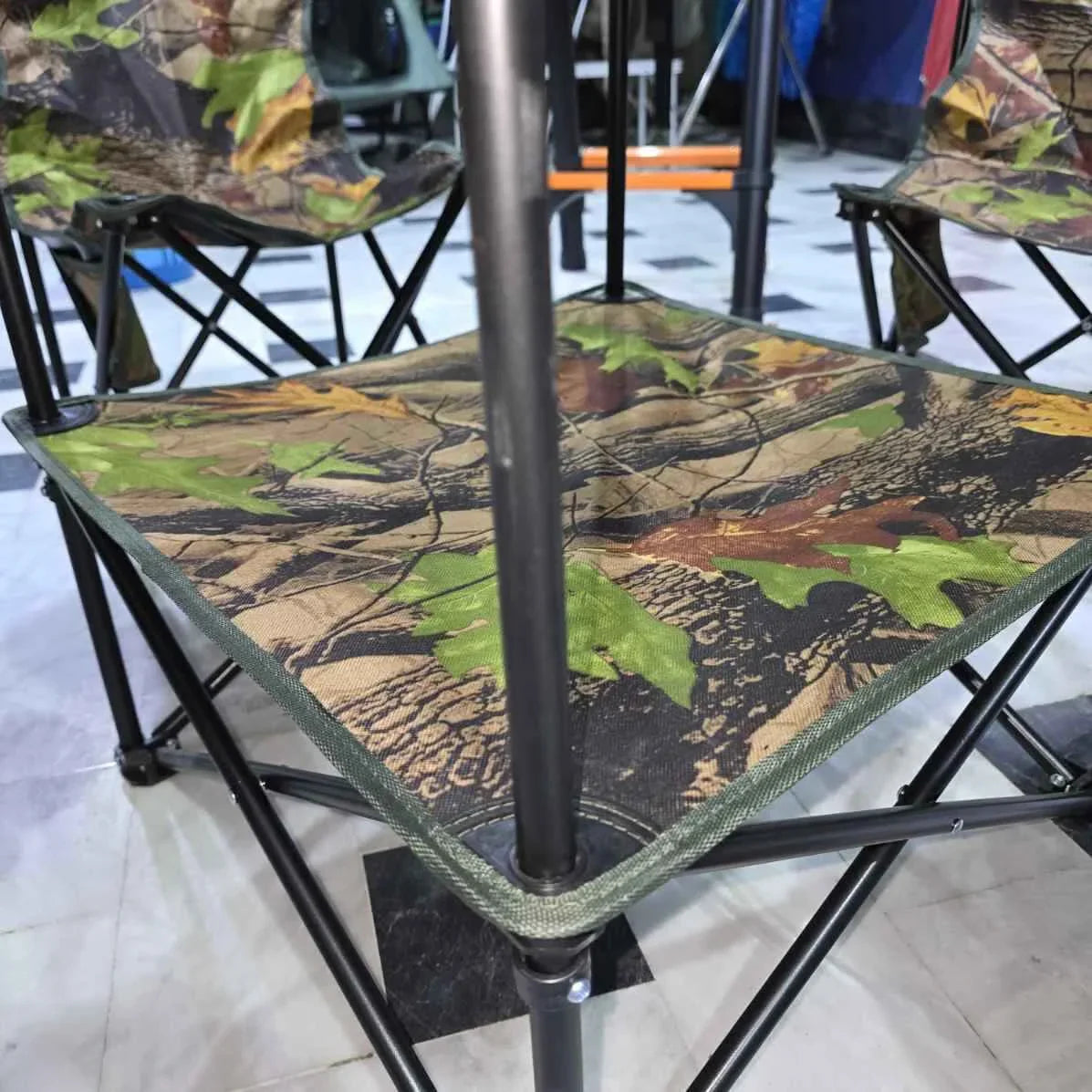 Outdoor Folding Table with 4 Chairs Set for Camping | Table Chair Set For Outdoor Adventure