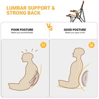 KIingCamp KC2115 Lumbar Support Folding Camping Chair