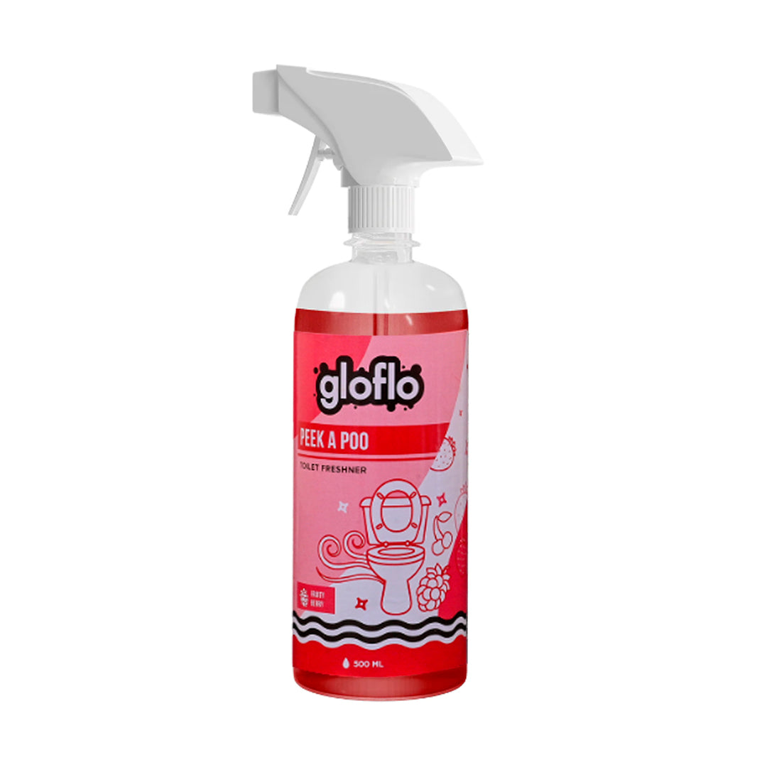 GLO-FLO Peek a Poo Toilet Freshener (Fruity Berry)