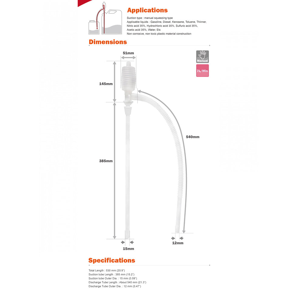 DP 14S CHEMICAL SIPHON AND PUMP