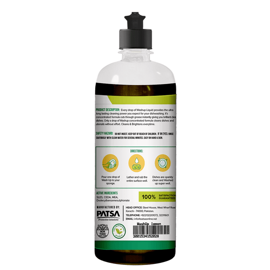 GLO-FLO Washup (Dish Washing Soap) Lemon