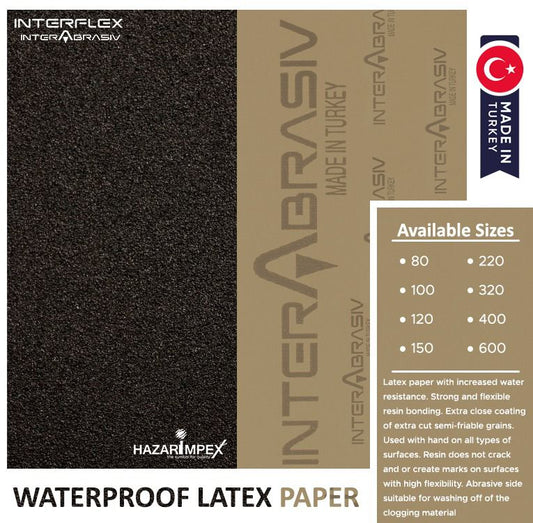 Interflex abrasive waterproof paper