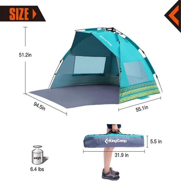 KingCamp Pop Up Tent - Image 6