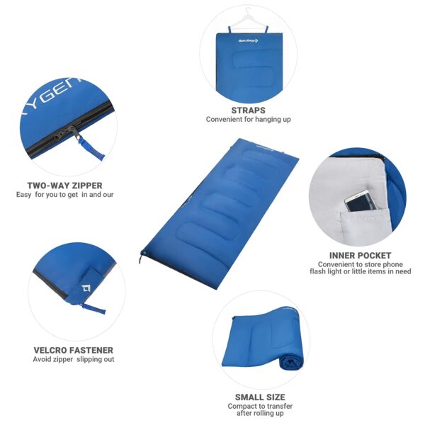 KingCamp Rosered Sleeping Bag - Image 8