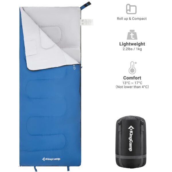 KingCamp Rosered Sleeping Bag - Image 2