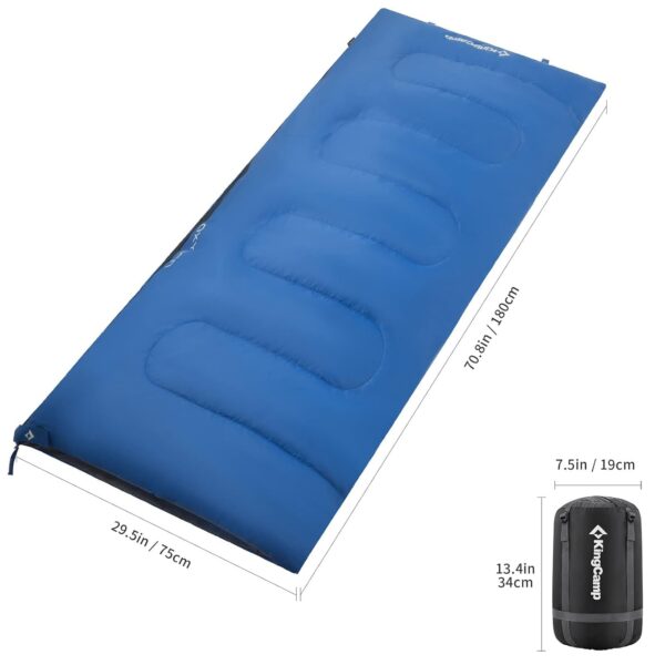 KingCamp Rosered Sleeping Bag - Image 3