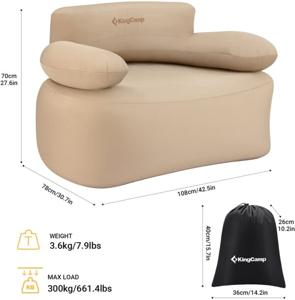 KingCamp Medium Inflatable Chair - Image 2