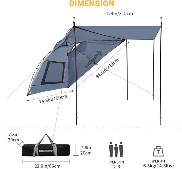 KingCamp Compass Plus Tent - Image 2