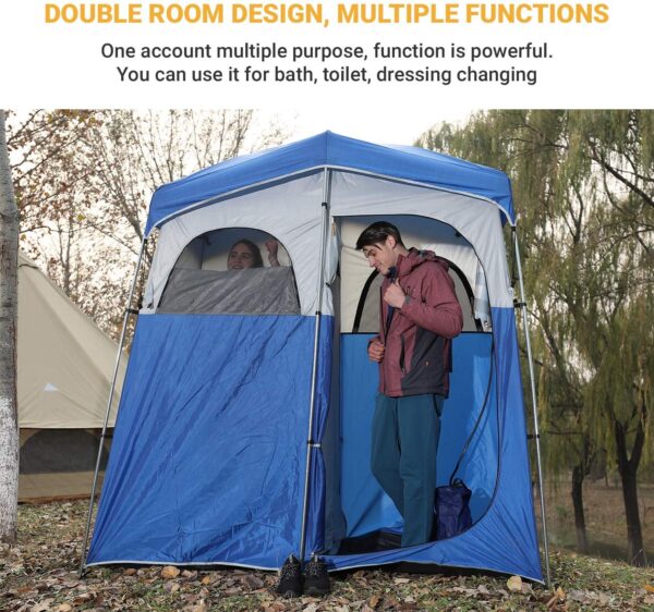 KingCamp Double Shower Tent - Image 5