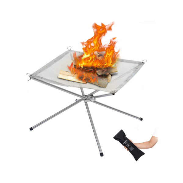 KingCamp Foldable Steel Fireplace