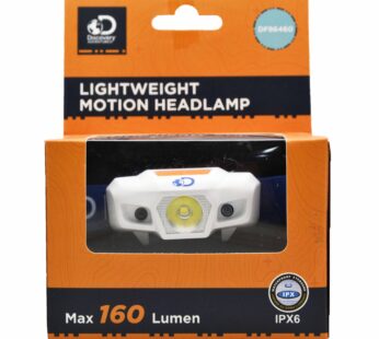 Discovery Adventures Lightweight Motion Headlamp 160 Lumen 076
