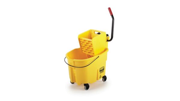 WAVEBRAKE® 35 QT SIDE PRESS BUCKET AND WRINGER, YELLOW