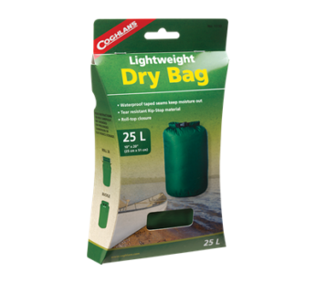 Coghlan’s Lightweight Dry Bag – 25L (10” x 20”)