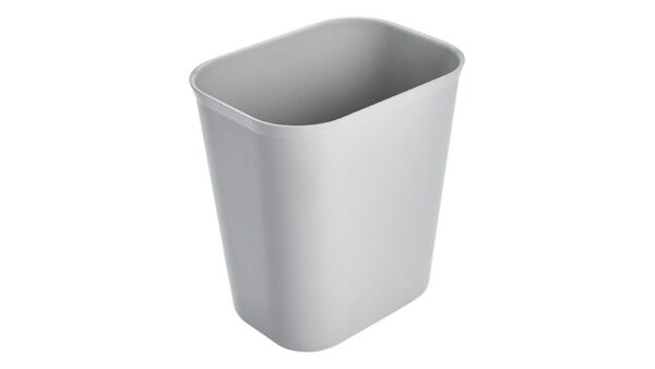 FIRE RESISTANT WASTEBASKET 14 QT GRAY