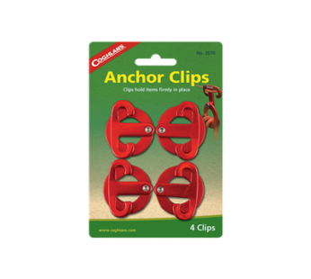 Coghlan’s Anchor Clips – 4 Pack