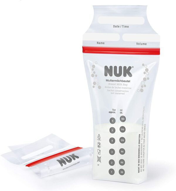 NUK BREAST MILK BAGS 25/BAG