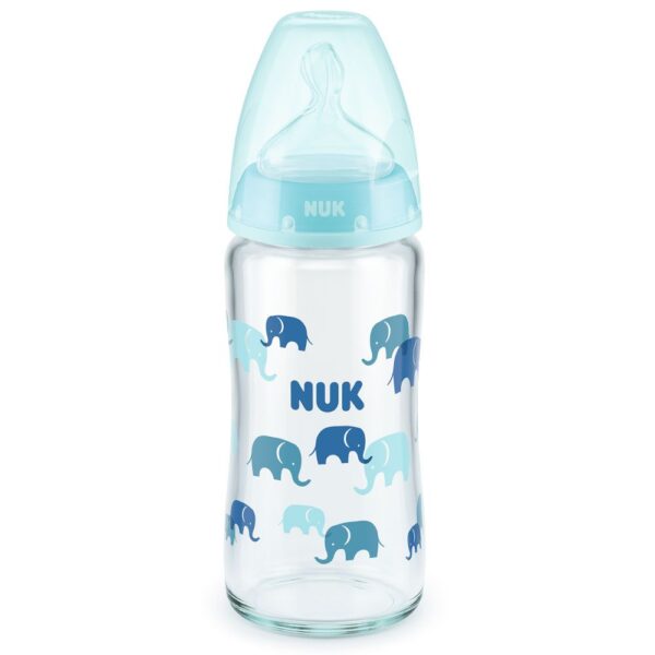 NUK FC Bottle TEMPERATURE CONTROL SILICONE GLASS 0-6m 240 ml - Image 3