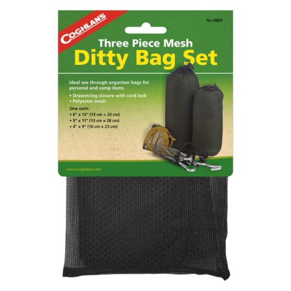 Coghlan's 3 Pcs Mesh Ditty Bag Set