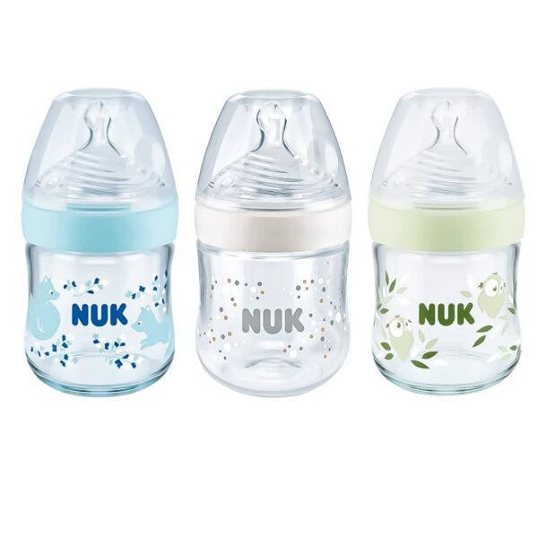 NUK Nature Sense Glass Bottle 120ml