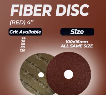 Fiber Disc (Red)4″