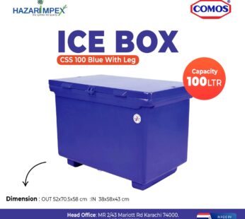 COMOS ICE BOX CS100 BLUE WITH LEG 100L