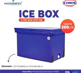 COMOS ICE BOX C200 BLUE WITH LEG 200L