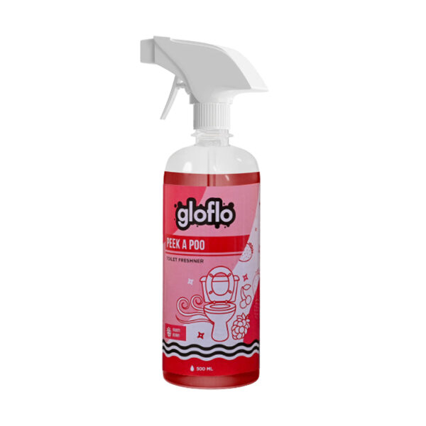 GLO-FLO Peek a Poo Toilet Freshener (Fruity Berry)