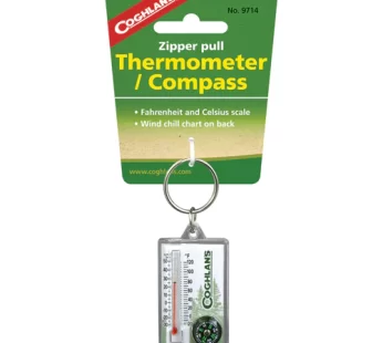 Coghlans Zipper Pull Thermometer w/Compass