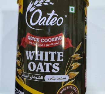 Oateo quick cooking white oats 500g 100% whole grain oats