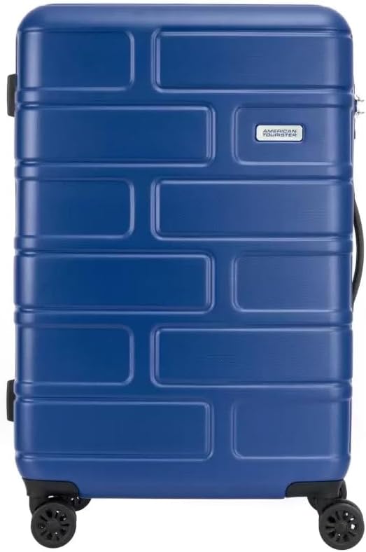 American Tourister Bricklane Set of 3 OXFORD BLUE, Hard Luggage Trolley Bags With TSA Lock