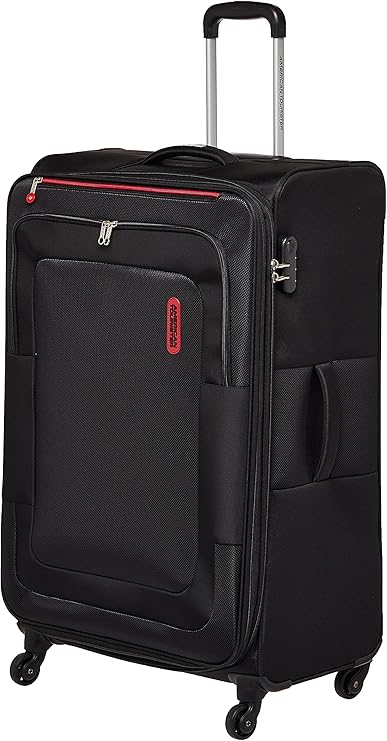 American Tourister DUNCAN Soft Cabbin Spinner Set of 3 BLACK, Trolley Bags