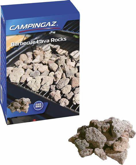 BBQ accy lava rocks (3kgs)