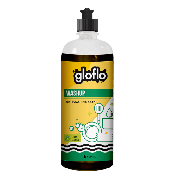 GLO-FLO Washup (Dish Washing Soap) Lemon - Image 3