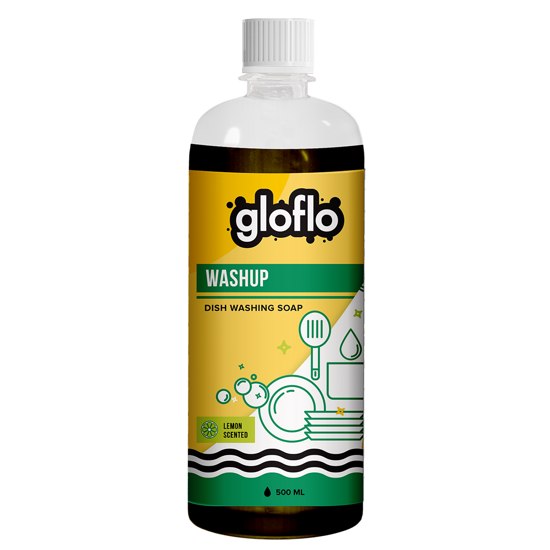 GLO-FLO Washup (Dish Washing Soap) Lemon