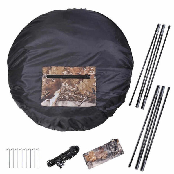 Pop-Up Camouflage Hunting Blind Tent - Image 5