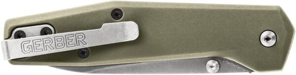 Gerber Gear Fuse Pocket Knife, 3.3 Inch Plane Edge Blade, Sage,Stainless Steel - Image 2