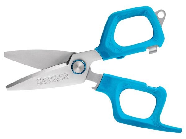 Gerber Gear Neat Freak - Salt - Durable, Ergonomic Fishing Scissors - Features Blunt Nose Tip & Split Shot Crimper - Premium Fishing Gear