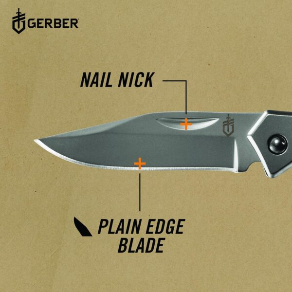 Gerber Gear Paraframe Mini Pocket Knife, 2.2" Fine Edge Small EDC Folding Knife with Safety Lock for Everyday Carry, Gifts for Men, Stainless Steel - Image 8