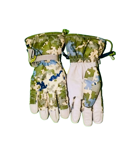 Camouflage Winter Gloves