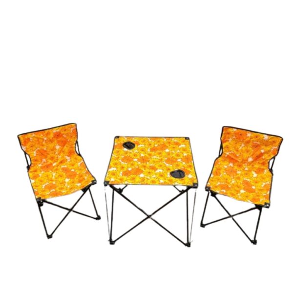 3-in-1 Folding Chair Set with Table