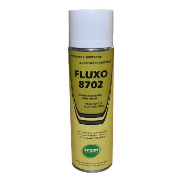 Fluxo 8702 - Aerosol 500ml Fluorescent Penetrant - Water Washable Sensitivity 2